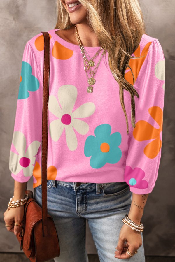 Cute Flower Bracelet Sleeve Top For Sale