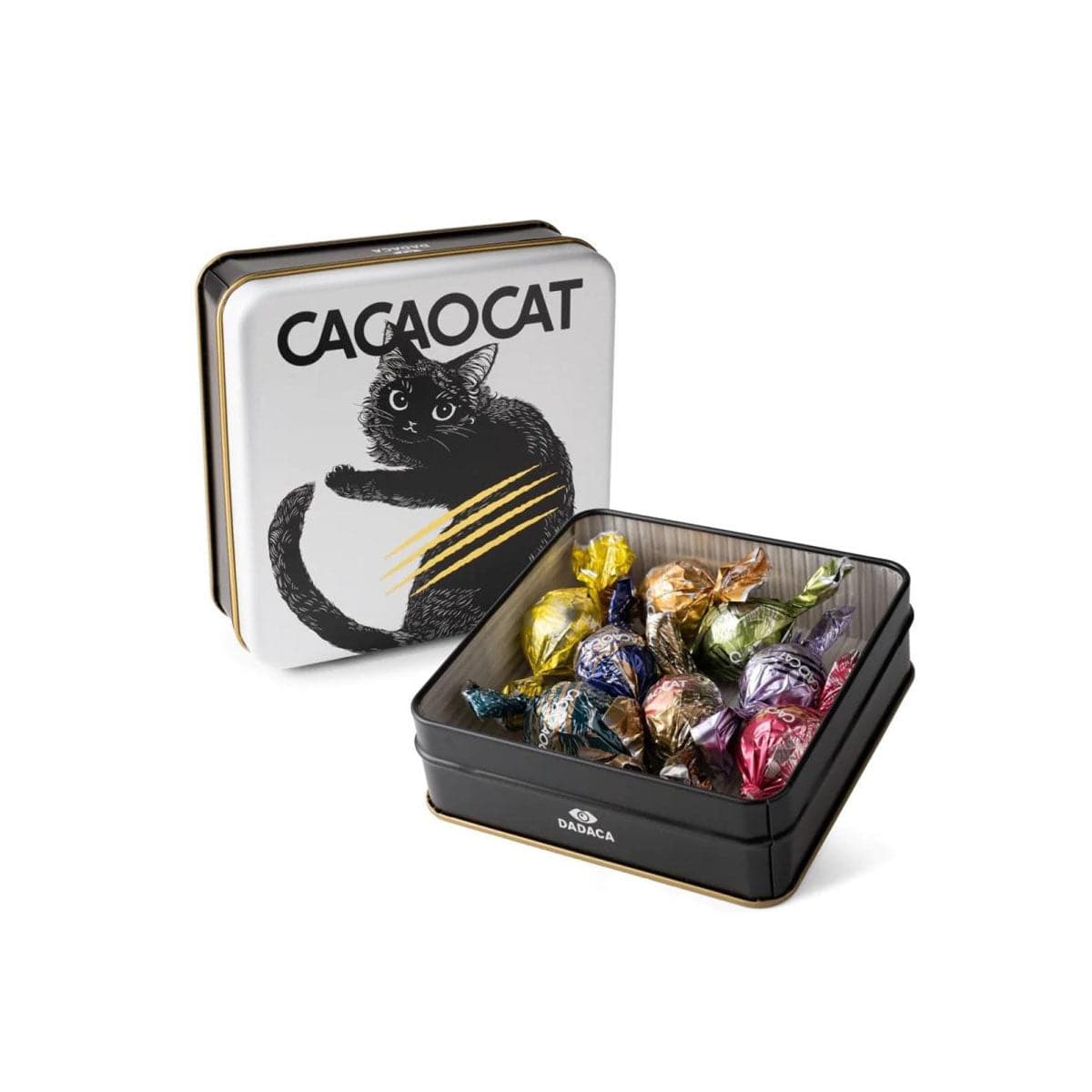 Cacaocat White Tin Box with Chocolate: 8 Assortment Online now