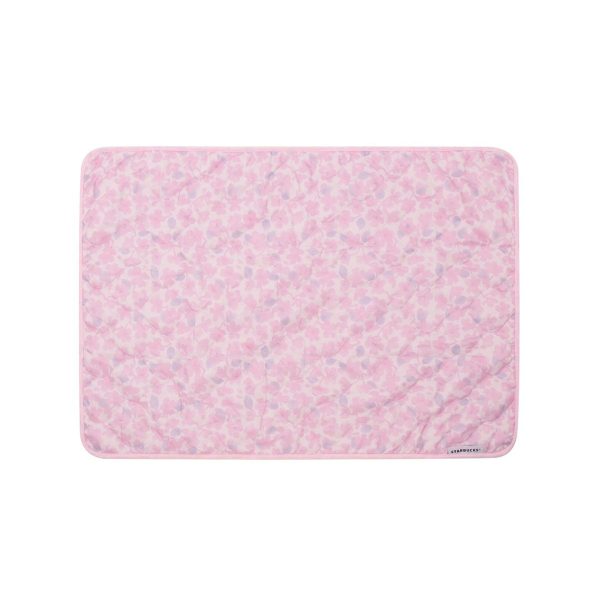 Starbucks Sakura 2025 Blanket with Storage Pouch Online Hot Sale - Image 2