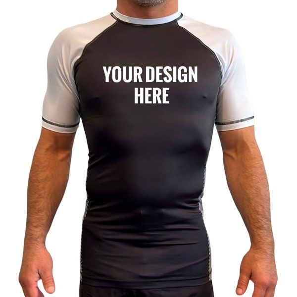 Carlson Gracie Dayton HQ All Black Ranked Short Sleeve Rash Guards #1274 Supply - Image 2